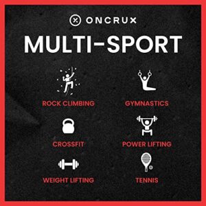 ONCRUX Chalk Sock 2 oz - Premium Refillable Chalk Ball - Made in USA - Performance Grade Grip Enhancer for Weightlifting, Rock Climbing, Gymnastics, Disc Golf and More