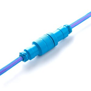 CableMod Pro Coiled Keyboard Cable (Galaxy Blue, USB A to USB Type C, 150cm)