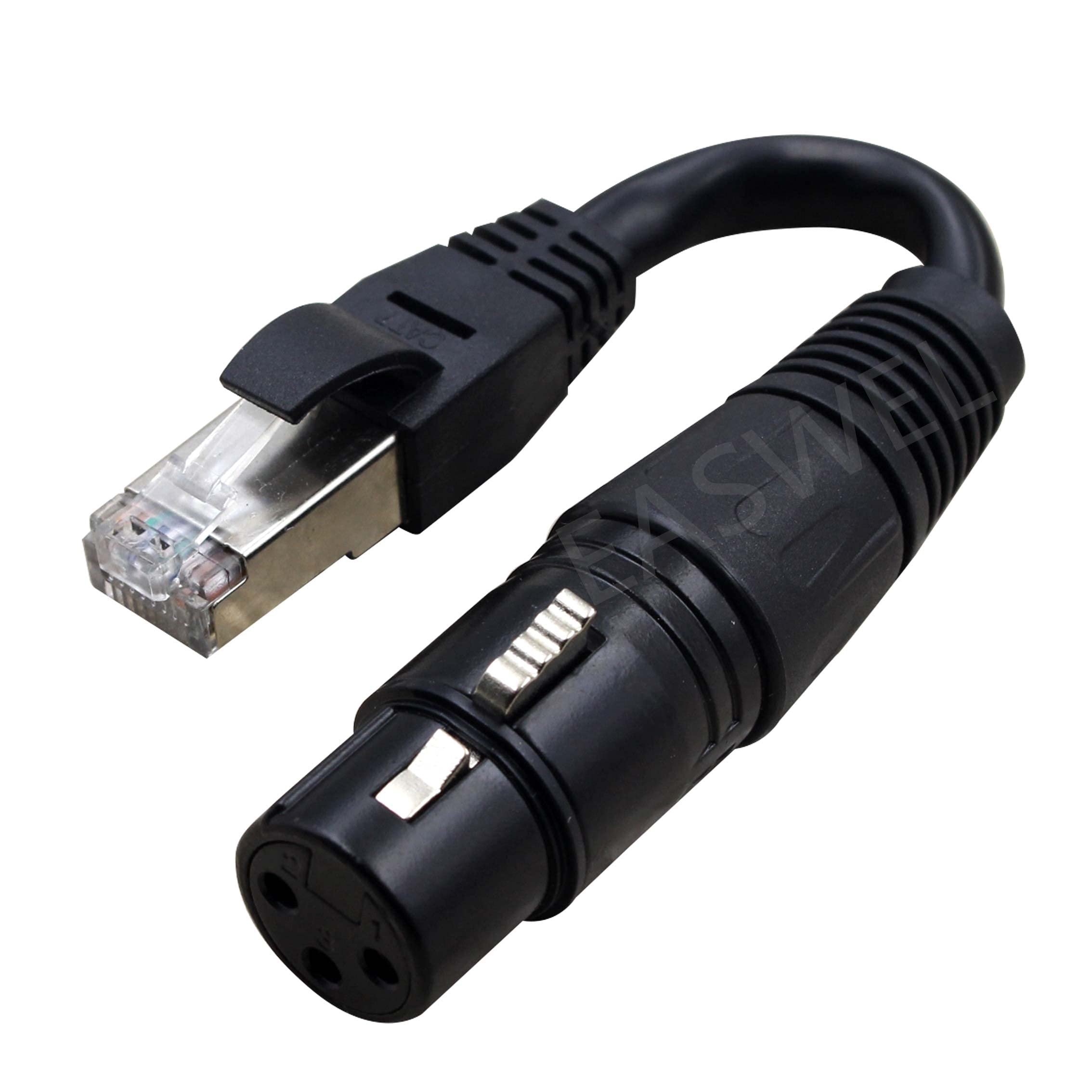 DMX Cable Adapter RJ45 to XLR 3 Pin Female Cable