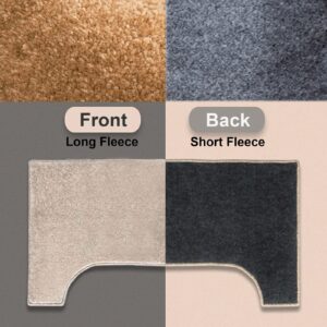 PPGE Soundproof Rug for Piano, Upright Piano Carpet Protector Sound Dampening Non-Slip Carpet Acoustic Pads Sound Proof Floor Mat Soundproofing Blankets Sound-Absorbing Mat 160x70cm(Color:Grey)