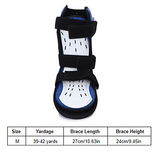 Ranvo Brace Orthosis Splint, Breathable Fracture Boot Detachable Design Comfortable Nonslip with Front Protection Plate for Foot Injuries(Right foot, M)