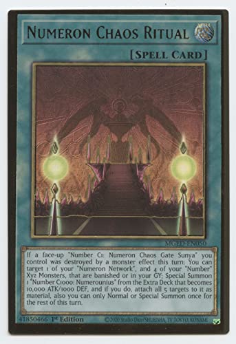 Numeron Chaos Ritual - MGED-EN050 - Premium Gold Rare - 1st Edition