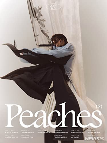 EXO Kai Peaches 2nd Mini Album Contents+Poster+Message Photo Card Set+Tracking Kpop Sealed (PHOTOBOOK B)