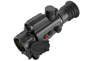 agm global vision varmint lrf ts35-384 thermal rifle scope with laser rangefinder high sensitivity 12um thermal scope 384x288 (50 hz) 35 mm lens thermal riflescope with laser range finder, wi-fi, 16gb