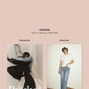 EXO Kai Peaches 2nd Mini Album Contents+Poster+Message Photo Card Set+Tracking Kpop Sealed (PHOTOBOOK B)