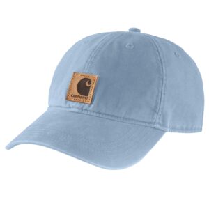 carhartt men's canvas cap, alpine blue, x-small