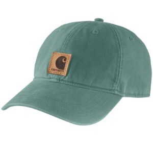 carhartt men's canvas cap, slate green, large