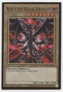 red-eyes black dragon - mged-en003 - premium gold rare - 1st edition