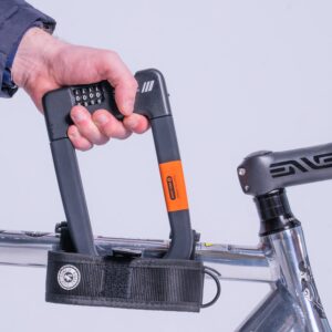 ULAC U Hold+ Universal Bike U Lock Holder, D Lock Holder, Lock Mount - L (145mm)