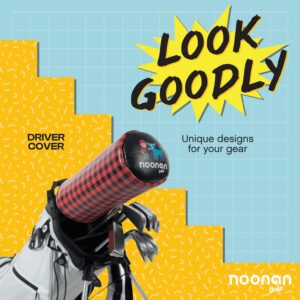 Noonan Golf Driver Headcover - Premium Golf Club Cover - Fleece Lined & Water Resistant - Fun, Creative & Unique Headcover Designs (Bodacious Baysider)