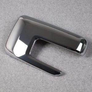 Beautost Fit for Ford F-150 2021 2022 2023 2024 F150 Rear View Mirror Side Molding Guard Cover Trims ABS (Chrome)