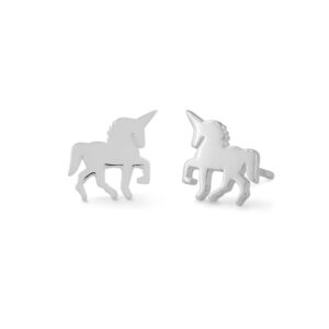 Boma Jewelry Sterling Silver Unicorn Stud Earrings