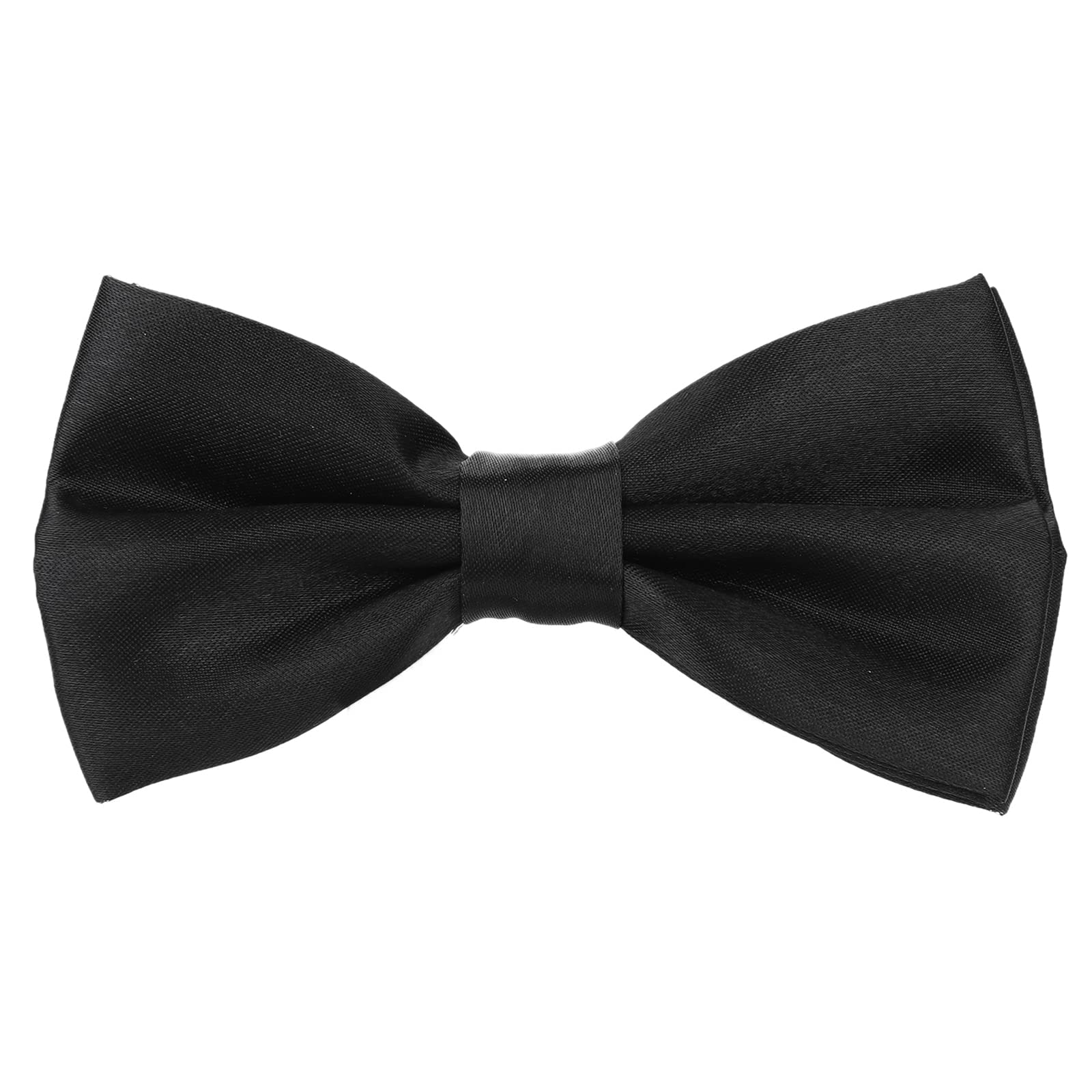 Yolev Black Bow Tie for Boy, Men Adjustable Pre-tied Bow Ties Set, Gift Idea for Adults & Children Classic Adjustable Bow Tie