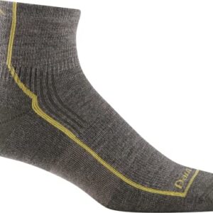 Darn Tough Men's Hiker Quarter Midweight with Cushion Hiking Sock (Style 1959) - Taupe, Large