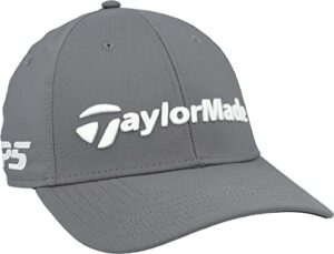 taylormade golf standard tour radar hat, charcoal, medium