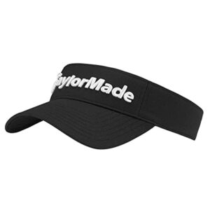 TaylorMade Golf Standard Radar Visor, Black, Medium