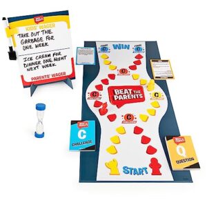 SPIN MASTER GAMES Beat The Parents Classic Family Trivia Game, Kids vs Parents for Ages 6 and up