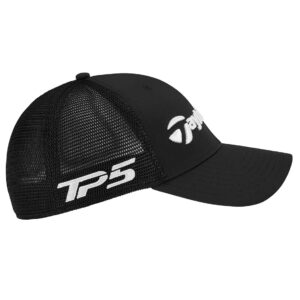 TaylorMade Golf Standard Tour Cage Hat, Black, Large/Extra Large