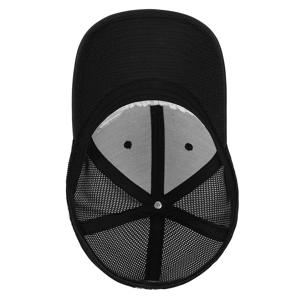 TaylorMade Golf Standard Tour Cage Hat, Black, Large/Extra Large