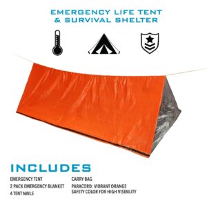 CLUTCH OUTDOORS Emergency Life Tent & Survival Shelter