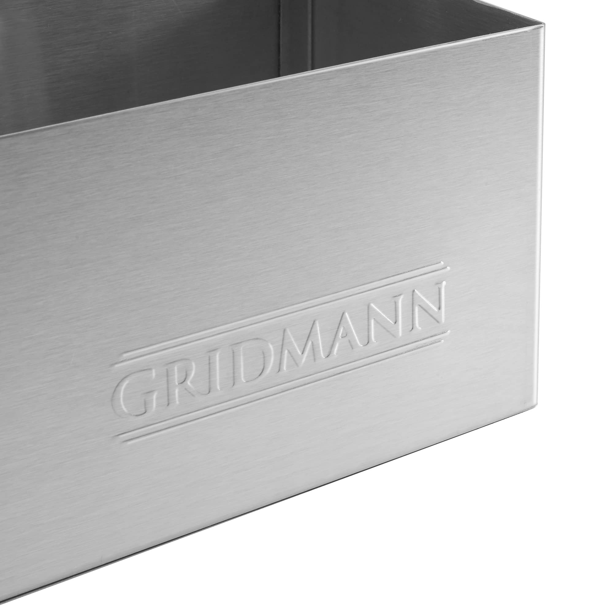 GRIDMANN 22-inch Single Speed Rail - Stainless Steel Liquor Bottle Holder Rack for Bars