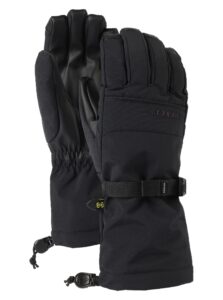 burton women's standard profile gloves, true black, large