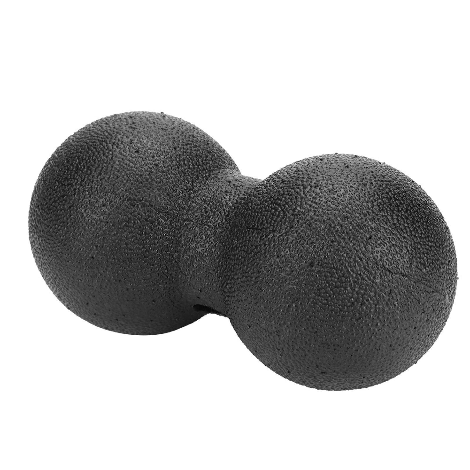 Massage Foam Ball, Relax Muscles Ergonomic Foam Roller Firm for Stability Exercise for Yoga(Black, 16x 8cm Double Ball)