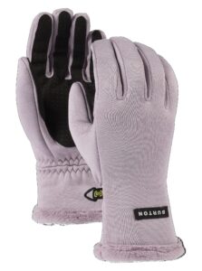 burton women's standard sapphire gloves, elderberry, small