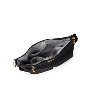 Baggallini womens Modern Everywhere Bag, Black W/ Gold Hardware, One Size US