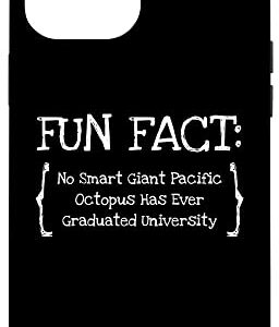 iPhone 12 Pro Max No Giant Octopus Graduated Uni Funny Animal Pun Humor Case