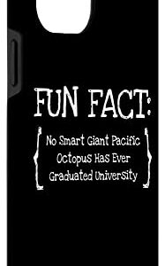 iPhone 12 Pro Max No Giant Octopus Graduated Uni Funny Animal Pun Humor Case