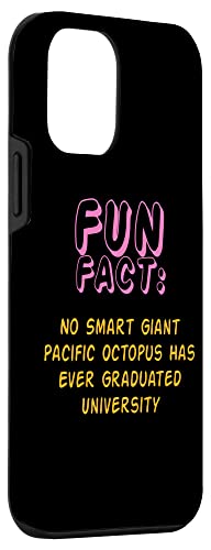 iPhone 12 mini No Giant Octopus Graduated Uni Funny Animal Pun Humor Case