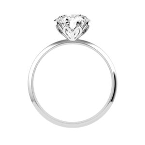 2 Carat (ctw) Center Moissanite engagement rings for women 10K 14k 18K gold ring Platinum Plated Silver Princess moissanite rings -3921