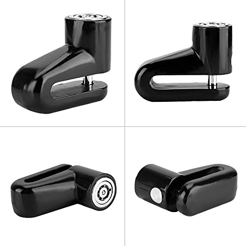 Disc Brake Lock, Disc Lock, ABS + Metal Portable for Bicycle for Motorcycle Road Bicycle(black)