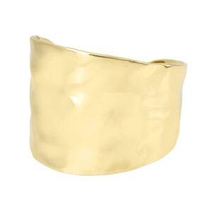 robert lee morris soho hammered cuff bracelet, gold, (386189gld710)