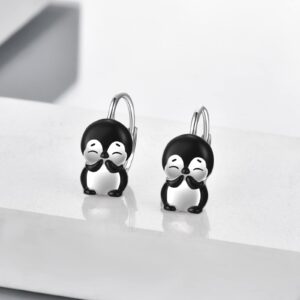 YAFEINI Penguin Gifts for Women Girls Sterling Silver Penguin Earrings Cute Penguin Jewelry for Penguin Lovers