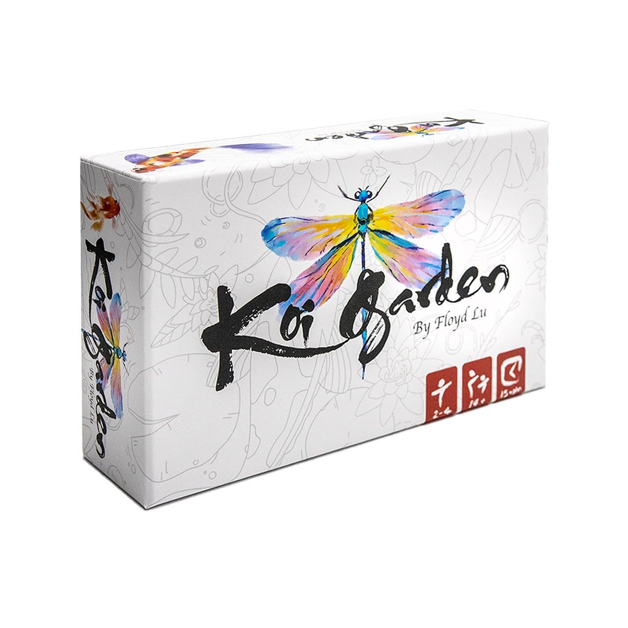 Koi Garden – Board Game 2-4 Players – Board Games for Family – 20-30 Minutes of Gameplay – Games for Family Game Night – Ages 7+ - English Version