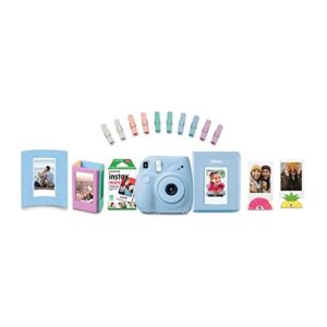 fujifilm instax mini 7+ light blue bundle