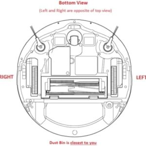 Shark IQ Robot Vacuum Left Spinning Brush Motor