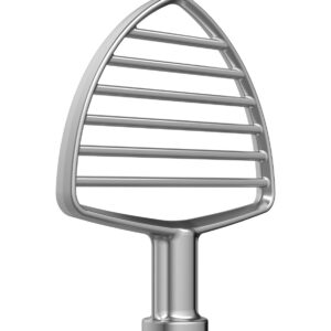 KitchenAid KSMPB7SSC Stainless Steel Pastry Beater Attachment for Commercial 8-Quart Bowl-Lift Stand Mixers (KSM8990 & KSMC895)