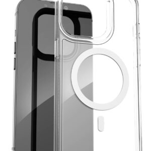 Encased Clear-Back for iPhone 13 Pro Belt Clip Case Magsafe Compatible Phone Case with Holster (2021)