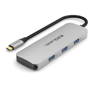 EZQuest USB C Hub Docking Station 7 in 1 with 3 Gen 2 10Gbs USB C Ports, 3 USB A 3.0 Ports, 1 USB C Power Delivery 3.0 with 5Gbs Data, Compatible with MacBook/Dell/HP/Lenovo Laptops