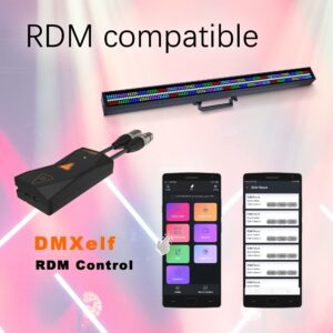 Pknight Stage Led DMX Light Bar Multifunctional Rgbw Pixel Led Wall Wash Light Strobe Wall Wash Bar For Church Gig Party Dj Stage Lighting