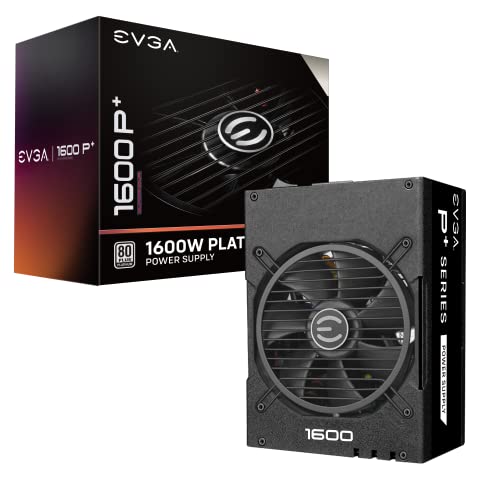 EVGA Supernova 1600 P+, 80+ Platinum 1600W, Fully Modular, 10 Year Warranty, Includes Free Power On Self Tester, Power Supply 220-PP-1600-X1