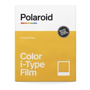 Polaroid Originals Now i-Type Instant Film Camera (Black and White) Bundle with Color Instant Film and Microfiber Cleaning Cloth Bundle (3 Items)