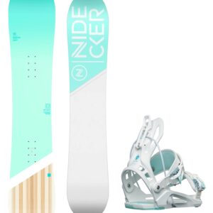 Nidecker Elle 143 cm Snowboard Package with Flow Haylo Bindings - 2022