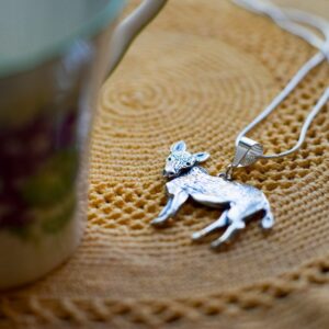 The Magic Zoo Sterling Silver Large Donkey Pendant