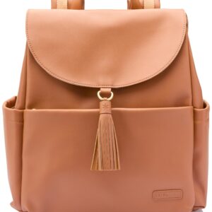 Skip Hop Diaper Bag Backpack, Greenwich Vari, Toffee