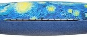 Vincent Van Gogh Painting Art Premium Quality Starry Night Eyeglass Case and Matching Microfiber Eyeglass Cleaning Cloth