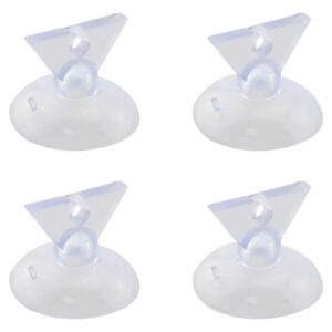 JianLing 4PCS Light Bulb Changer Suction Cup Light Bulb Replacing Suction Cup for Light Bulb Removal Light Bulb Changer Strong Grip Rubber Air Suction Cup, Transparent